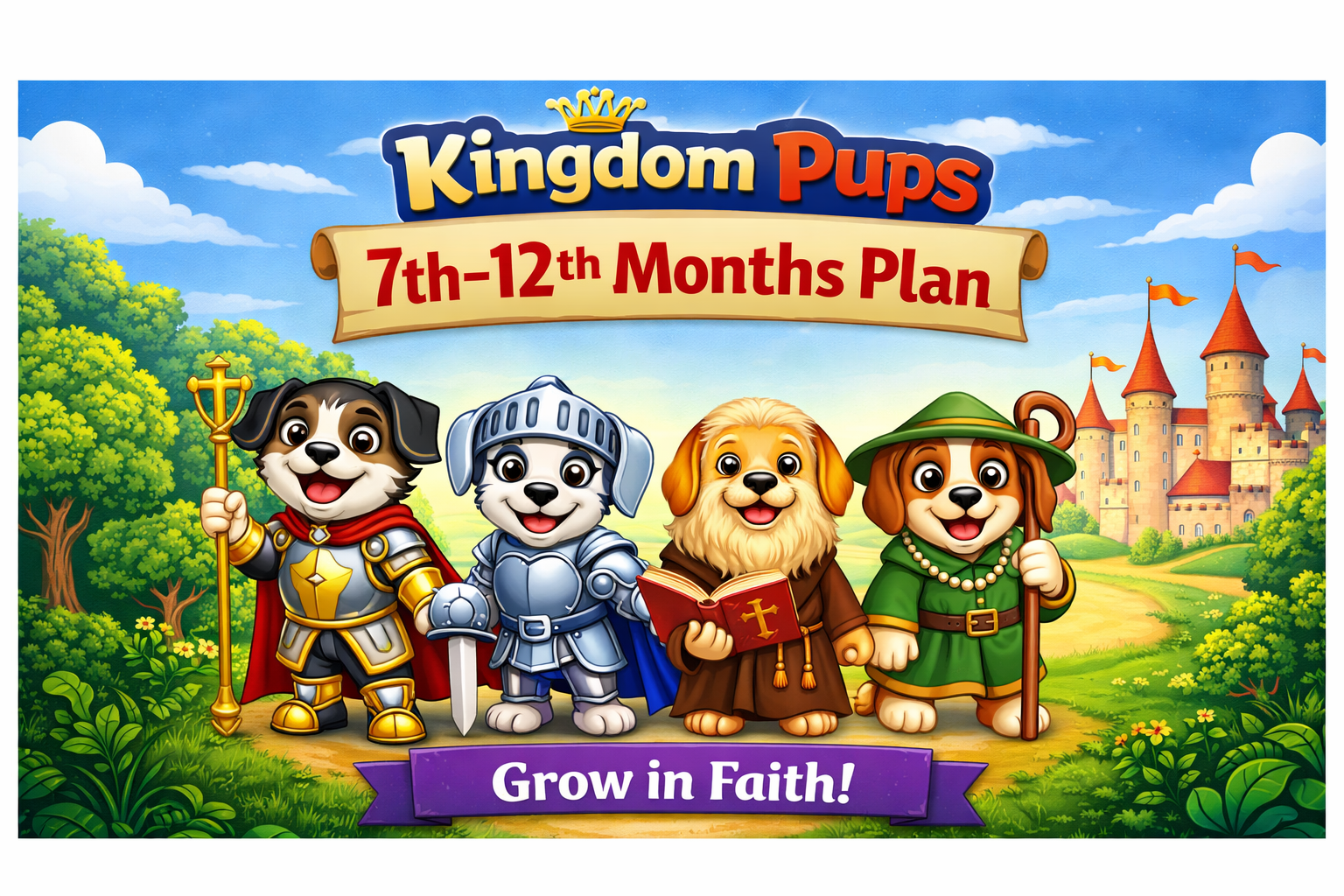 Kingdom Pups 7th to 12th Month Plan