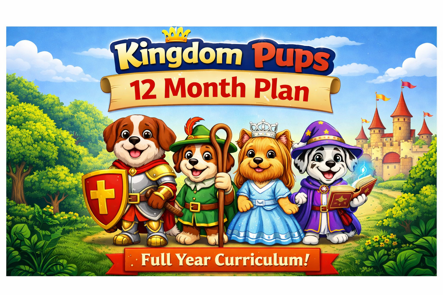 Kingdom Pups Full Year Children's Church Curriculum